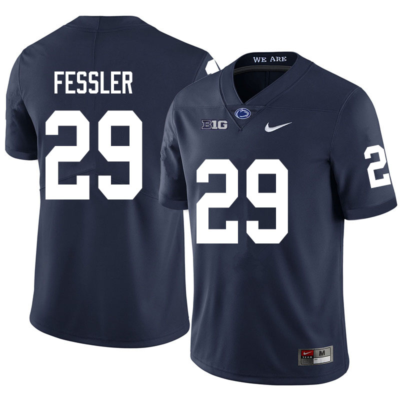 NCAA Nike Men's Penn State Nittany Lions Henry Fessler #29 College Football Authentic Navy Stitched Jersey ALX7698OT